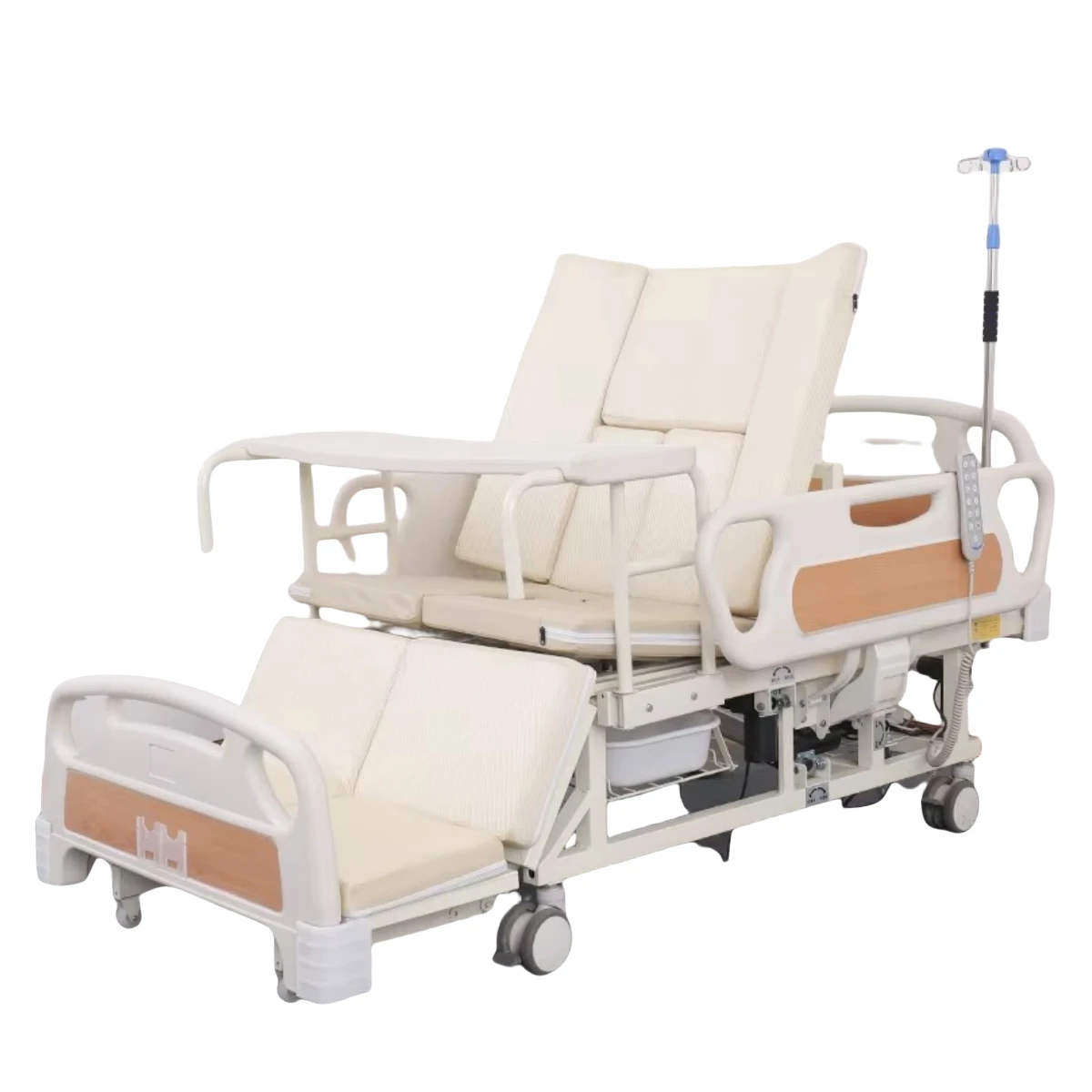 Multi-functional nursing for the elderly with adjustable medical bed