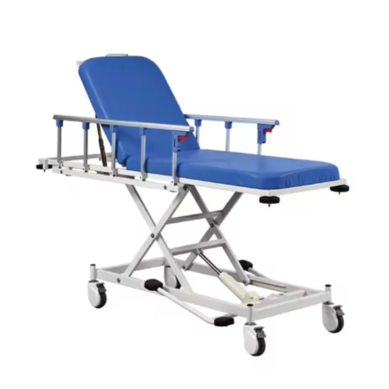Hospital Stretcher Trolley – Durable, Adjustable, Safe