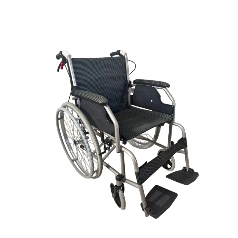 Customizable 24-wheel comfortable manual wheelchair with guards