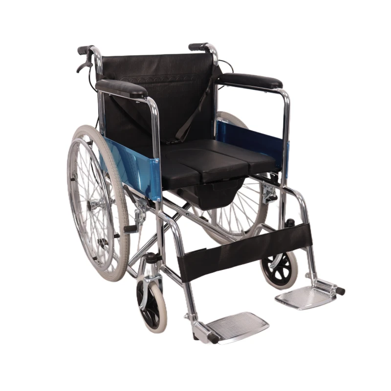 Lightweight & Portable Folding Transport 809 Manual Wheelchair