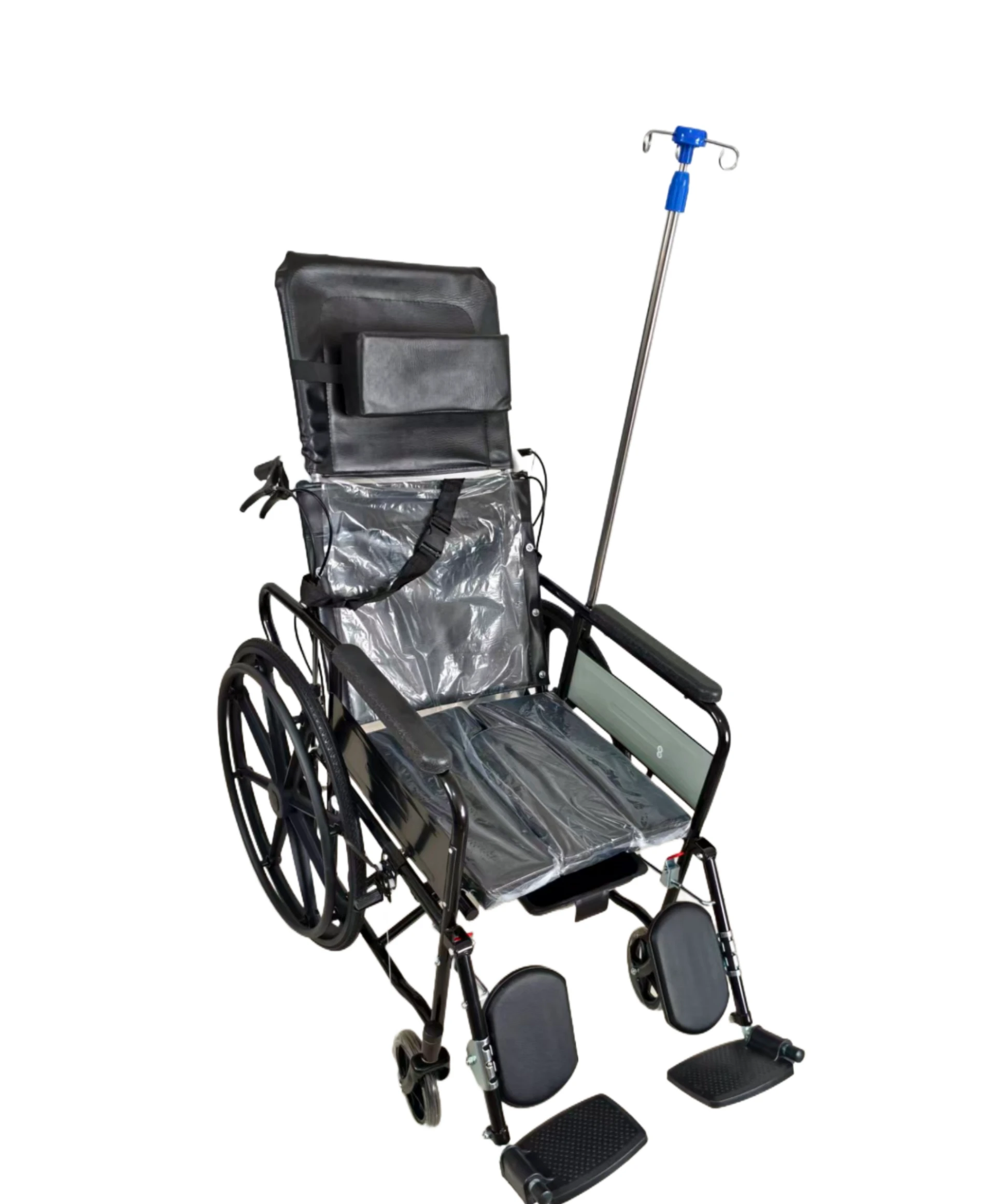 Manual Wheelchair with Hydraulic Lift Mechanism