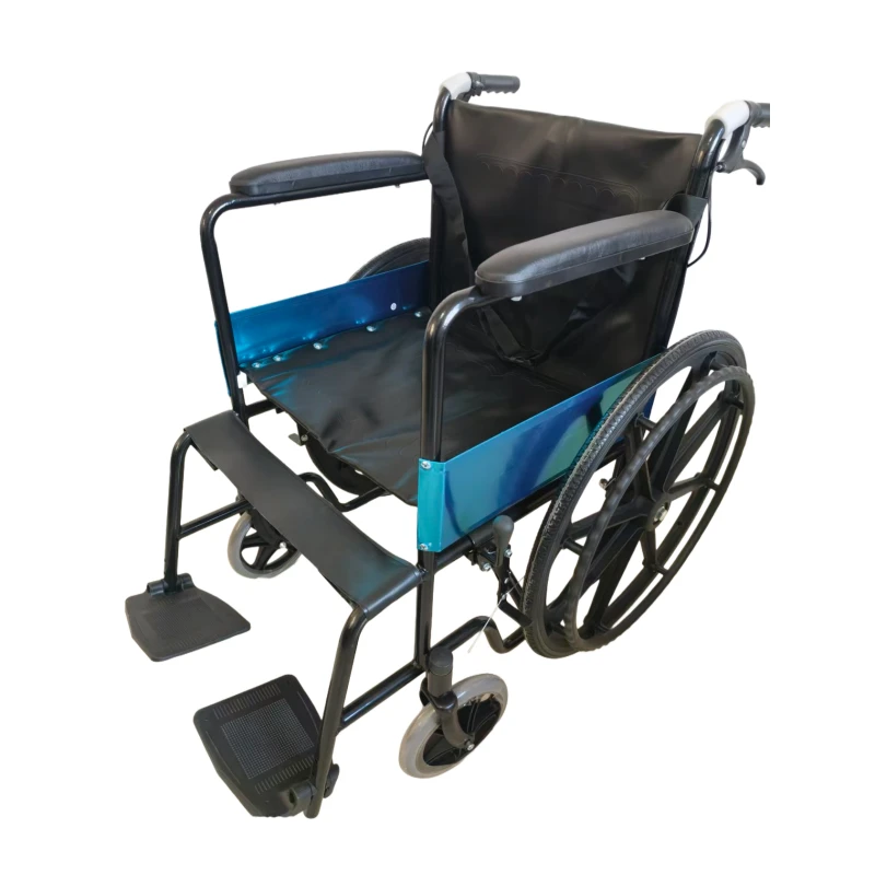 Professional Rehabilitation Wheelchair | Customizable Hydraulic System & Chrome