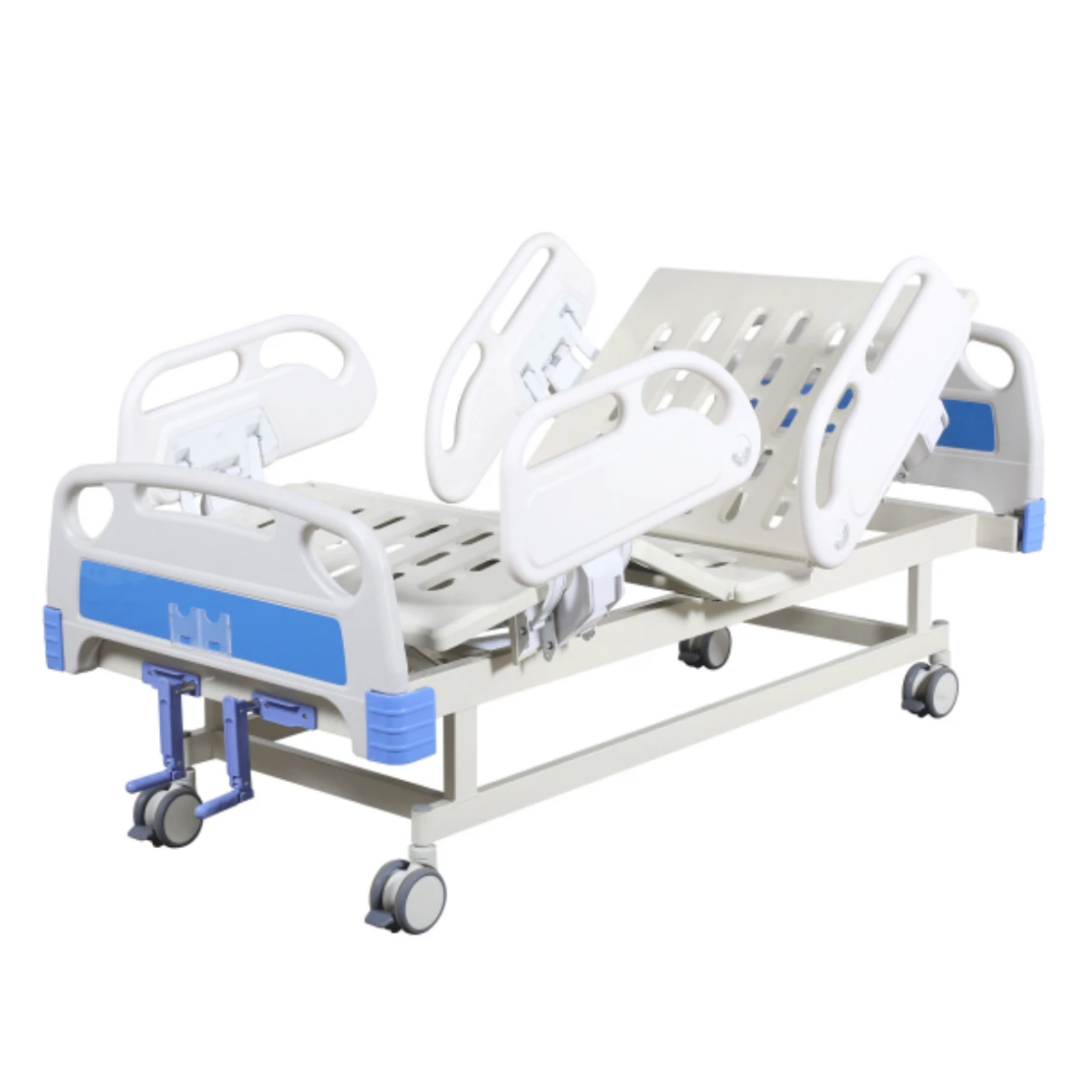Manual Two-Function Hospital Bed with Stamping Bed Surface