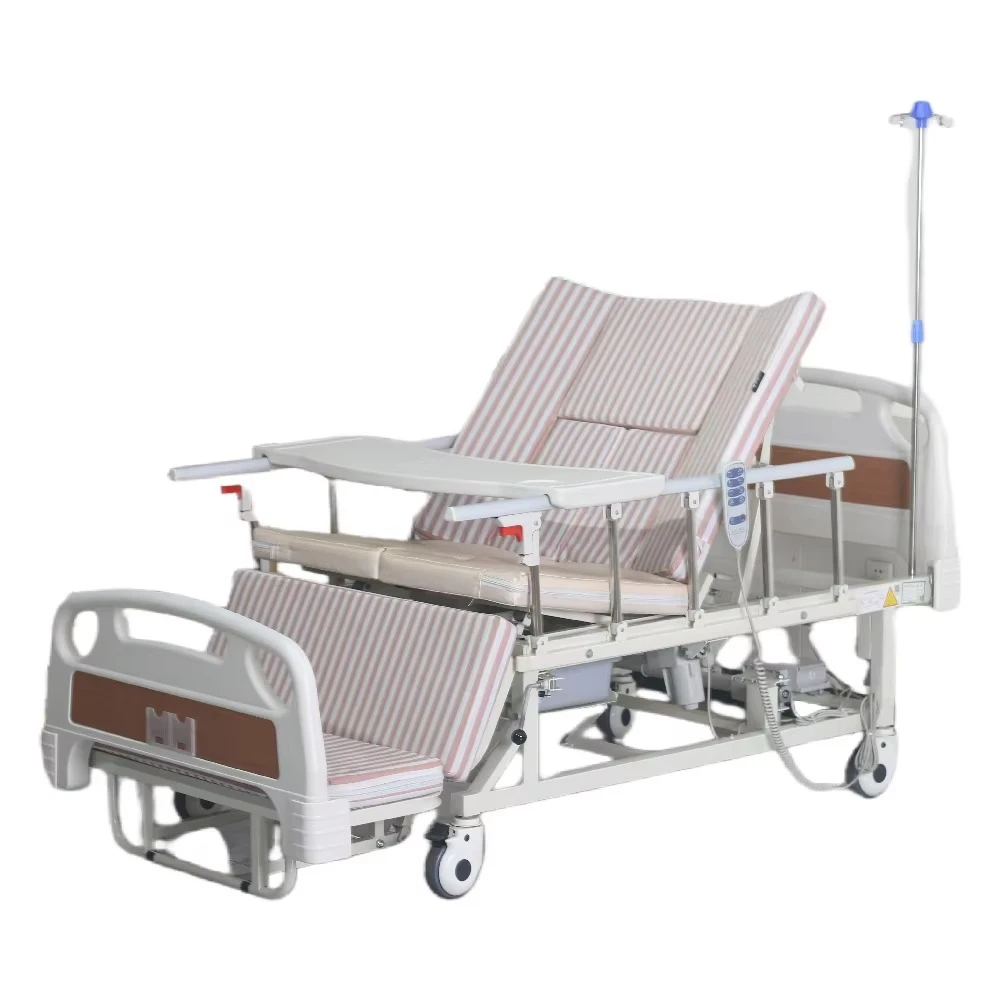 Hospital Multi-functional Electric Care Medical Bed With Mattress