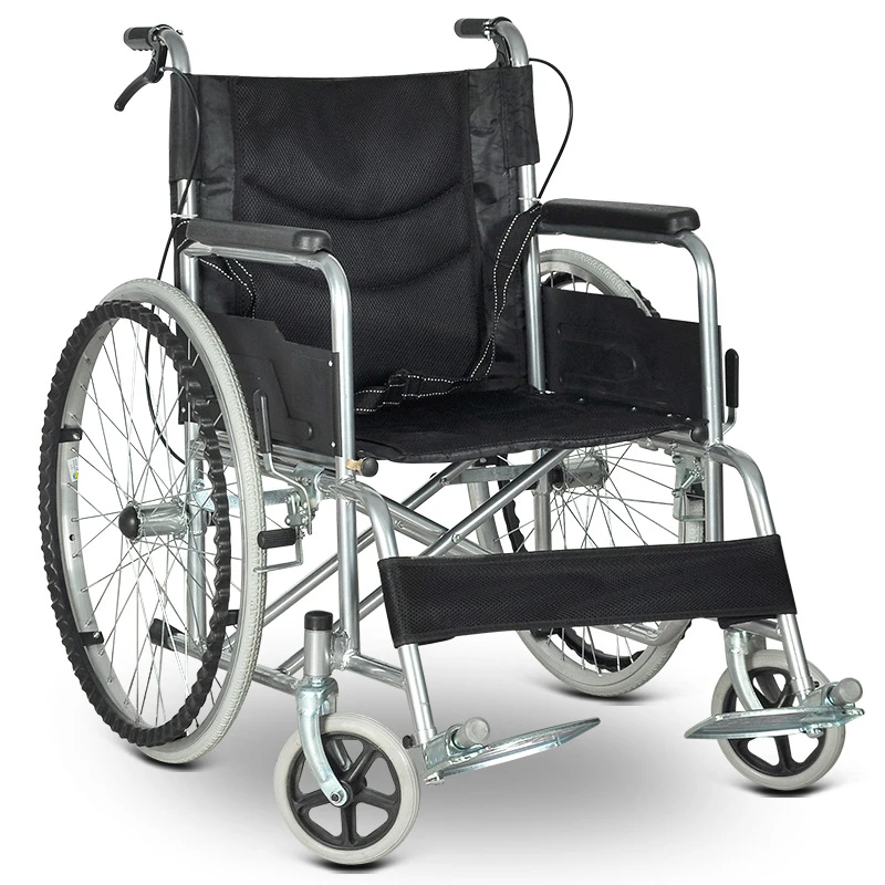 Manual Foldable Mobility Wheelchair For Elder And Disabled