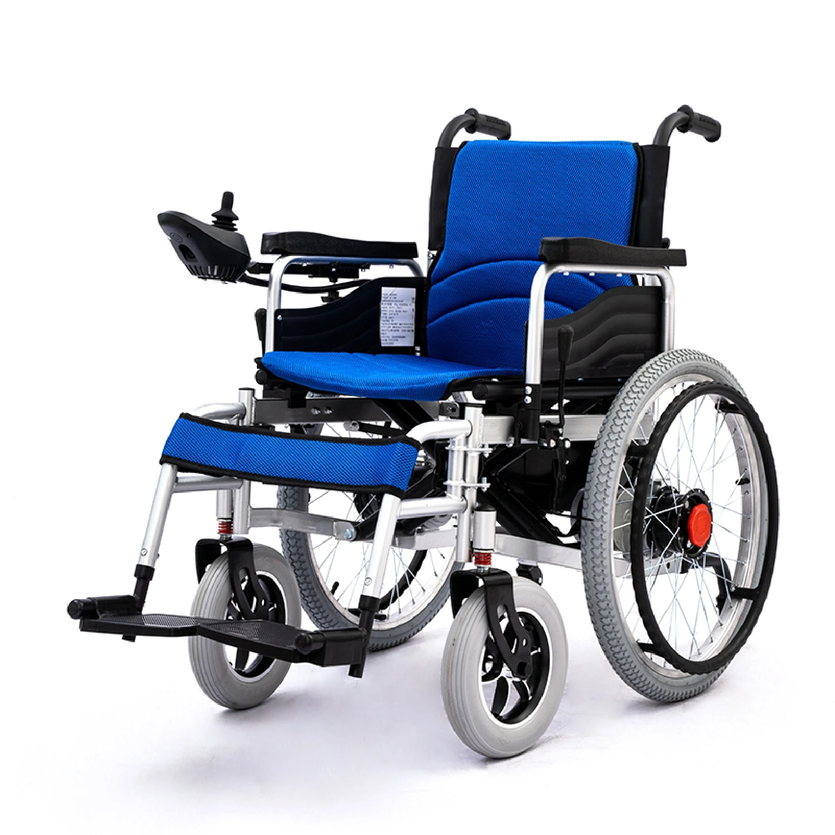 Portable Foldable Aluminium & Steel Electric Wheelchair for Physical Therapy Wheelchair Rehab Equipment